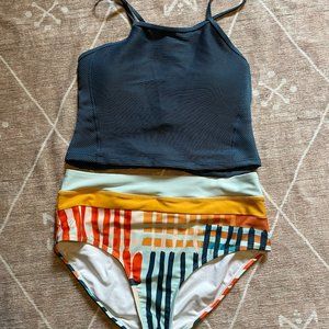 Nani Two Piece Active Swimsuit Size L